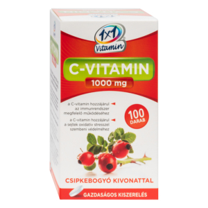 1x1 Vitamin C-vitamin 1000 mg filmtabletta csipkebogyóval 100x