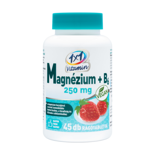1x1 Vitamin Magnézium + B6-vitamin rágótabletta 45x