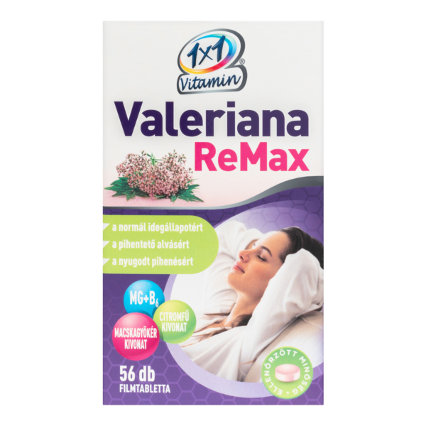 1x1 Vitamin Valeriana ReMax étrend-kiegészítő filmtabletta 56x