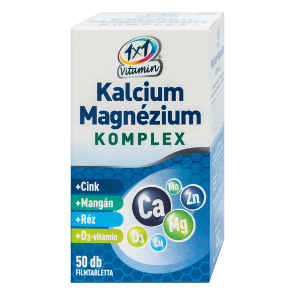 1x1 Vitamin Kalcium + Magnézium Komplex étrend-kiegészítő filmtabletta 50x